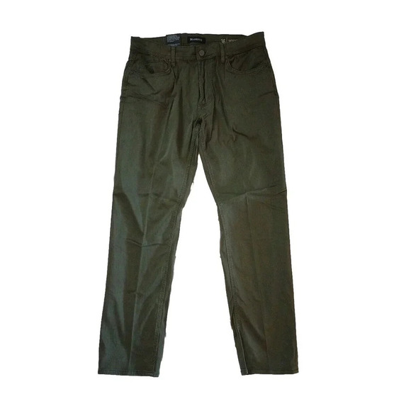 Blank NYC Wooster Pants Men’s Size 36x32 New Slim Fit Army Green Stretch Pants - Picture 2 of 7